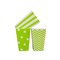36 Pcs Green Popcorn Candy Boxes Striped Dot Dessert Containers